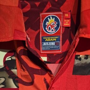 JNCO - Red Graphic Casual Button-Down Shirt - XL